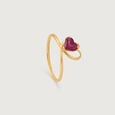 Entwined Hearts Ruby & Gold Ring,,hi-res view 3