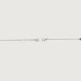 Playful Glow Silver Anklet,,hi-res view 5