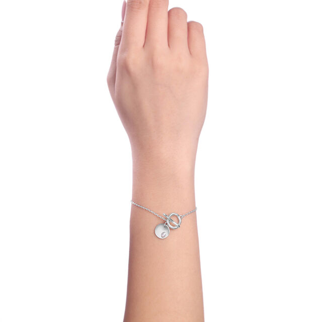 Minimal Chic Silver Bracelet,,hi-res image number null