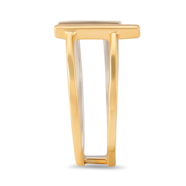 Mia 14KT Yellow And White Gold Finger Ring,,hi-res view 3