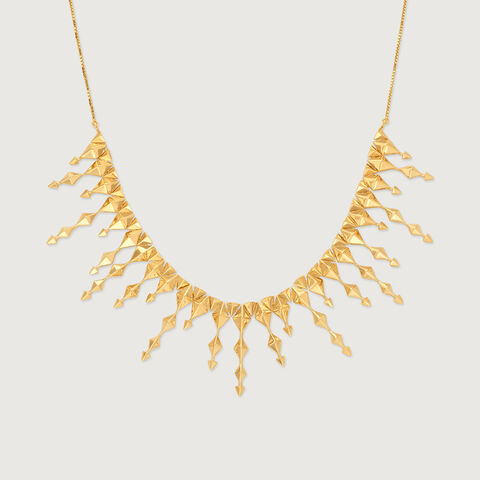 Bold Radiant Gold Necklace