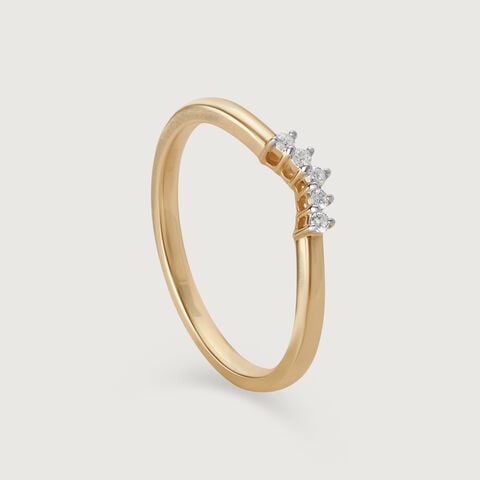 Harmony Heartbeat 14KT Gold & Diamond Ring
