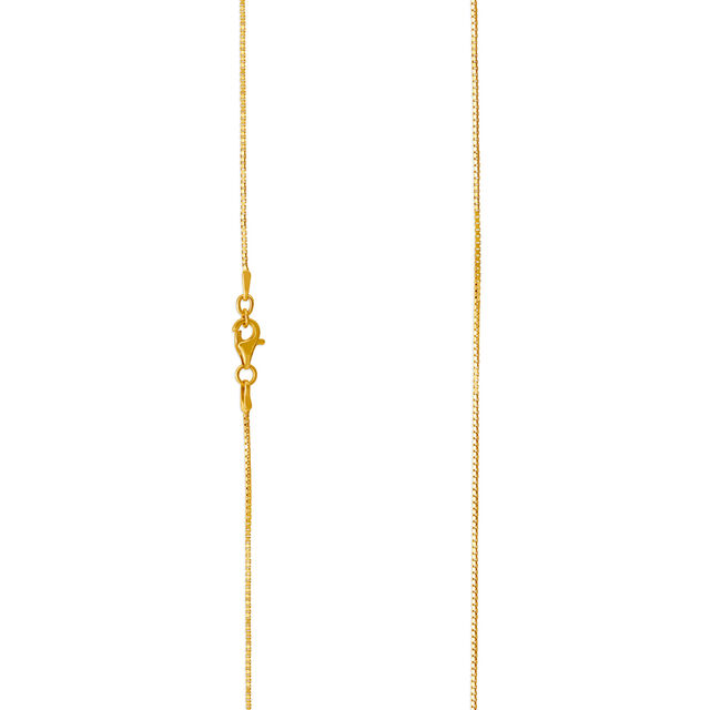 18KT Sleek Yellow Gold Chain,,hi-res view 2