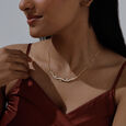 Flowing Rhythm Diamond Necklace,,hi-res view 2