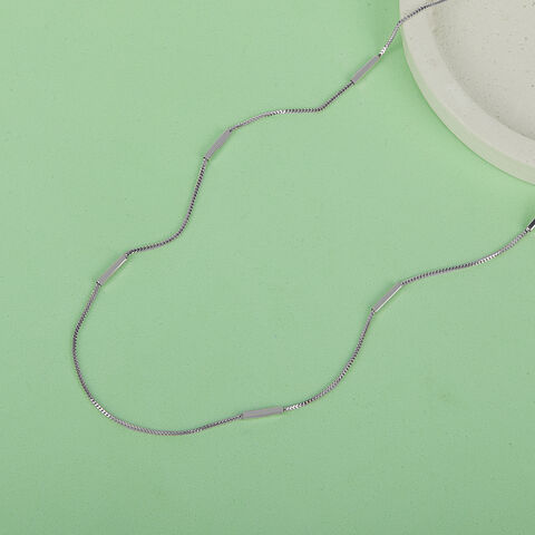 Modern Minimal Silver Chain