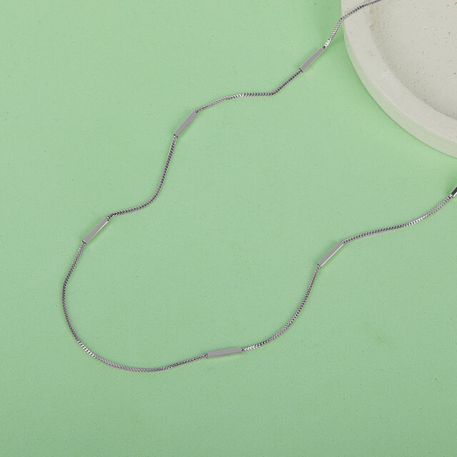Modern Minimal Silver Chain,,hi-res image number null