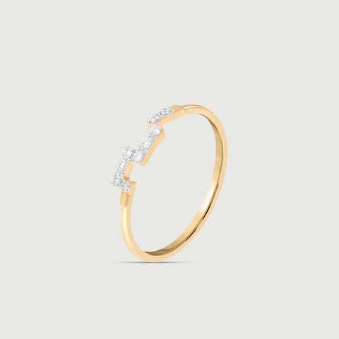 Zig Shine Diamond Ring