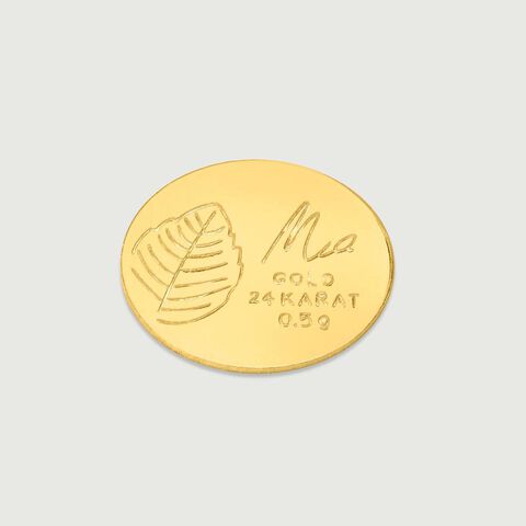 0.5 Gram 24 Karat Tulsi Gold Coin