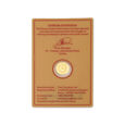 2 Gm 24 Karat Lotus Gold Coin,,hi-res view 3