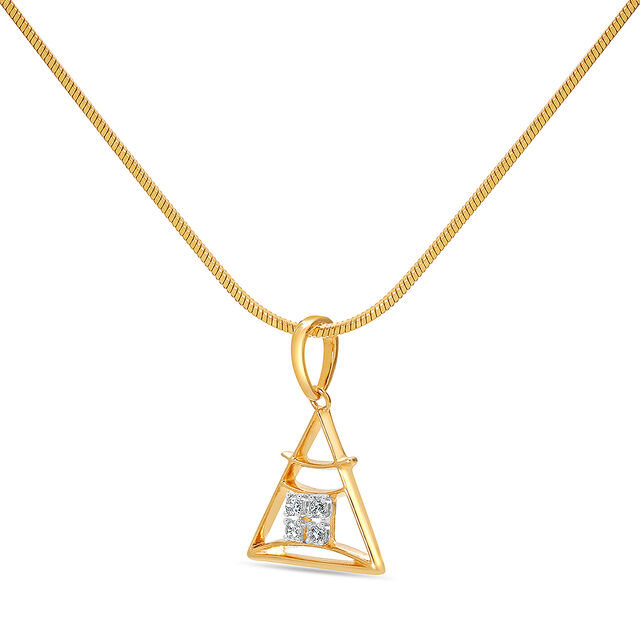14kt Yellow Gold Gemini Pendant,,hi-res image number null