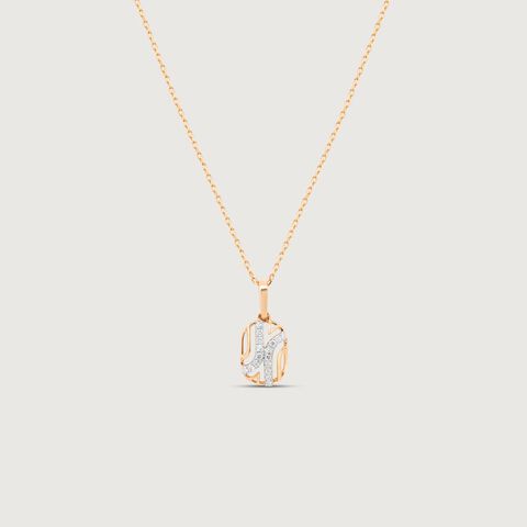 Radiant Flow Diamond Pendant