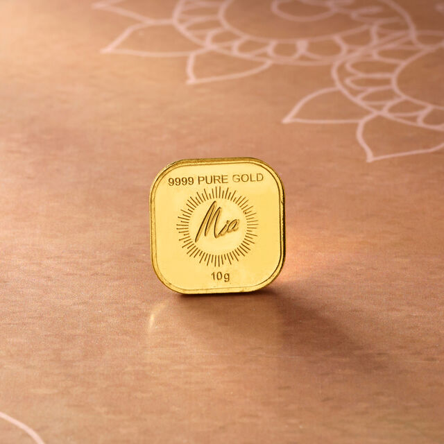 10 Gm 24 Karat Gayatri Mantra Gold Coin,,hi-res image number null