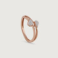 Petite Elegance Gold & Diamond Finger Ring,,hi-res view 4