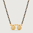 Timeless Grace 22 Kt Gold Vati Mangalsutra,,hi-res view 3