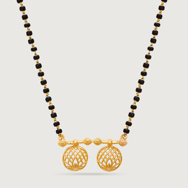 Timeless Grace 22 Kt Gold Vati Mangalsutra,,hi-res image number null