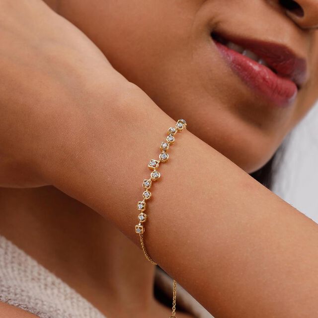 Playful Orbit Diamond Bracelet,,hi-res image number null