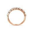 14 KT Rose Gold Half Eternity Diamond Ring,,hi-res view 4