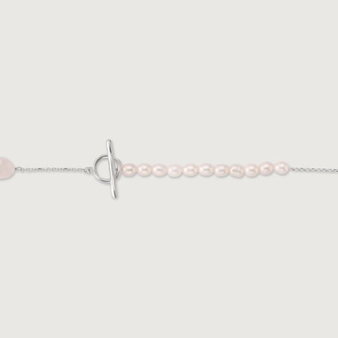 Playful Chic Silver Necklace