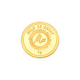 1 GM 22 Karat Stunning Lotus Gold  Coin,,hi-res view 2