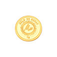 1 GM 22 Karat Stunning Lotus Gold  Coin,,hi-res view 1