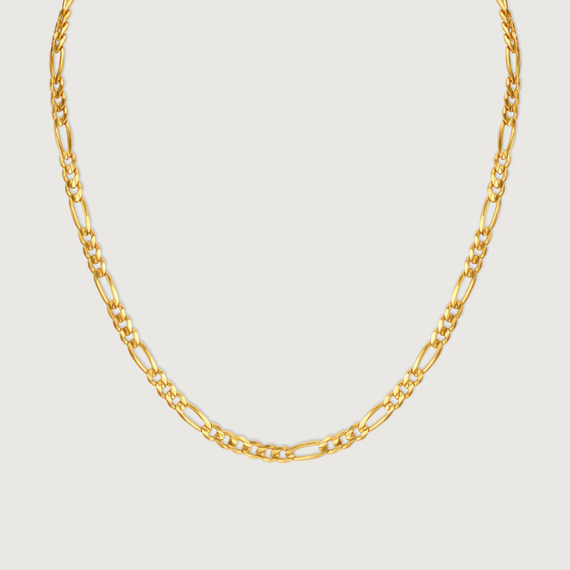 Figaro Link 22 Kt Gold Chain,,hi-res image number null