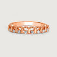 Sculpted Radiance 18K Diamond Finger Ring,,hi-res view 2