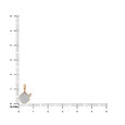 14KT Rose Gold Orbiting You Diamond Pendant,,hi-res view 3