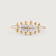 Disco Glam Gold & Diamond  Finger Ring,,hi-res view 3