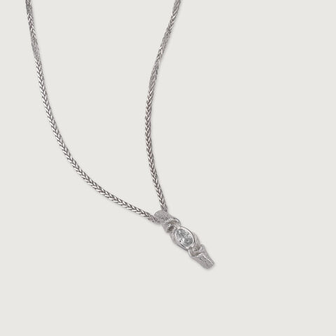 Twisted Bold Silver Earrings and Pendant Set