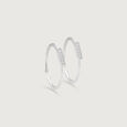 Elegant Curve Silver Toe Rings,,hi-res view 3