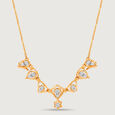 Transformable heart 14KT Gold & Diamond Necklace,,hi-res view 5