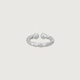 Rustic Chic Silver Septum Ring,,hi-res view 4