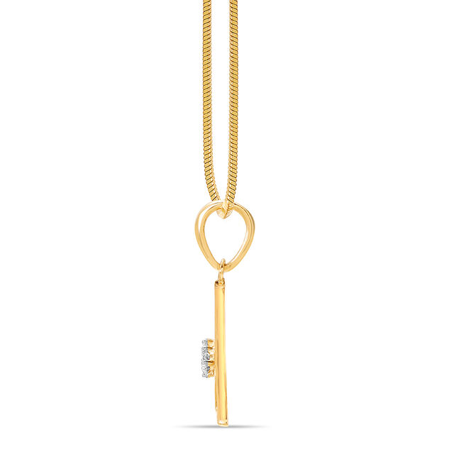 14KT Yellow Gold Aries Pendant,,hi-res image number null