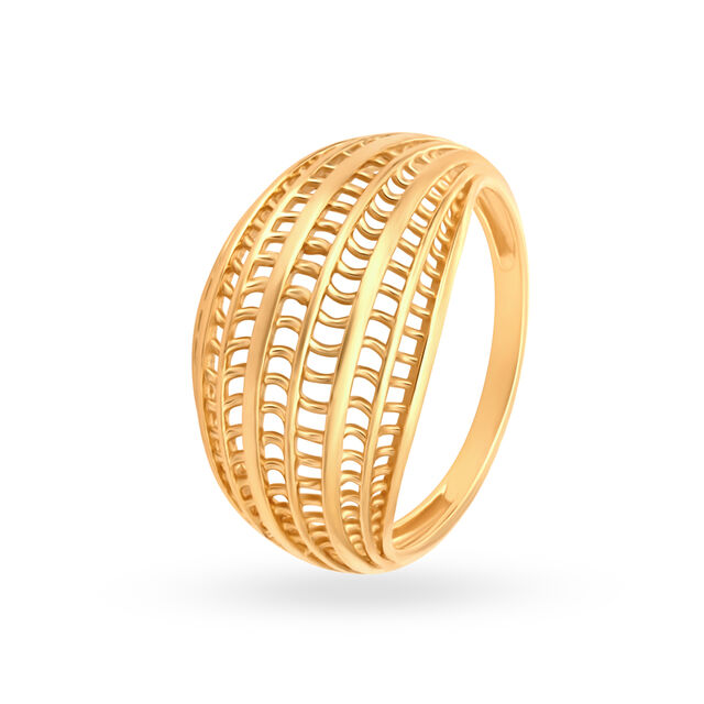 Stately Gold Ring,,hi-res view 1