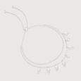 Whispering Leaf Silver Anklet,,hi-res view 4