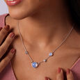 Starry Opal Dreams Silver Necklace for Women,,hi-res view 1