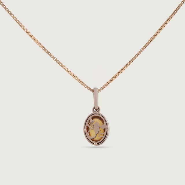 Delicate Celestial Rose Gold Pendant,,hi-res image number null