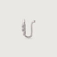 Playful Stacked Silver Nose Pin,,hi-res view 5