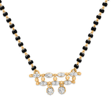 14 Karat Breathtaking Diamond Mangalsutra
