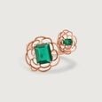 14KT Rose Gold Emerald Isle Finger Ring,,hi-res view 3