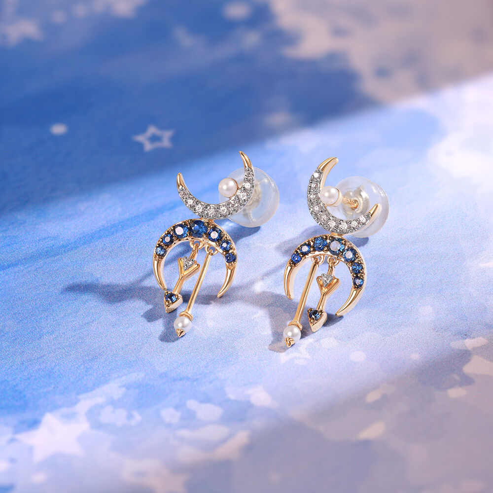 Sapphire earrings online online