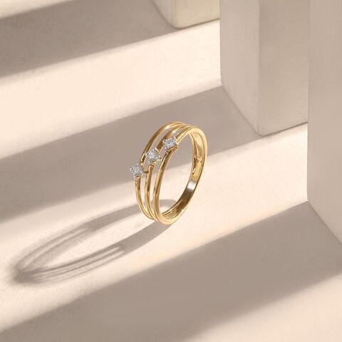 Trinity Gleam Diamond Ring
