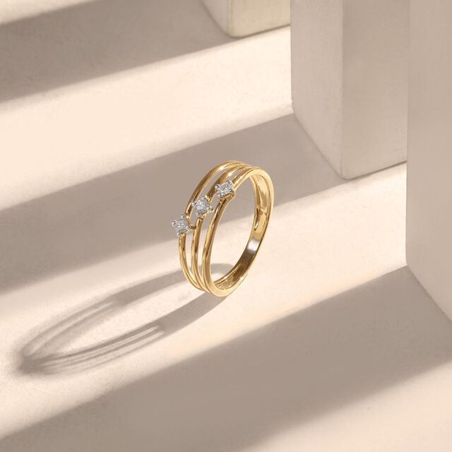 Trinity Gleam Diamond Ring,,hi-res image number null