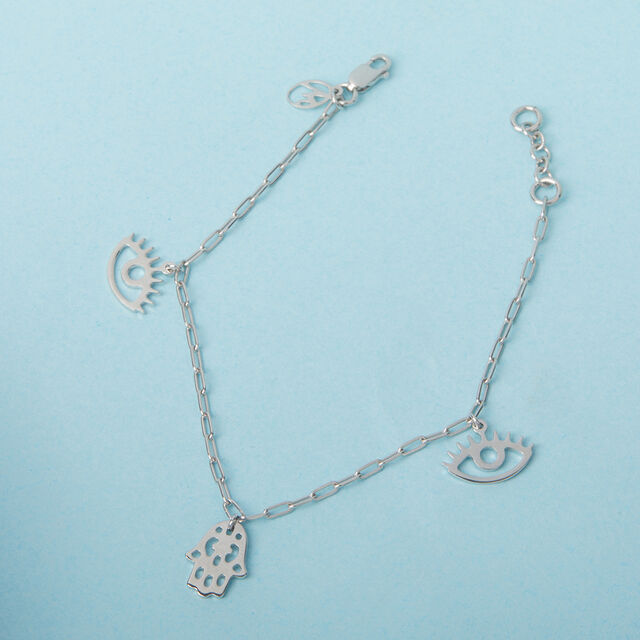 Guardian Charm Silver Bracelet,,hi-res image number null
