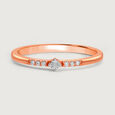 Rose Brilliance 18KT finger Ring,,hi-res view 2
