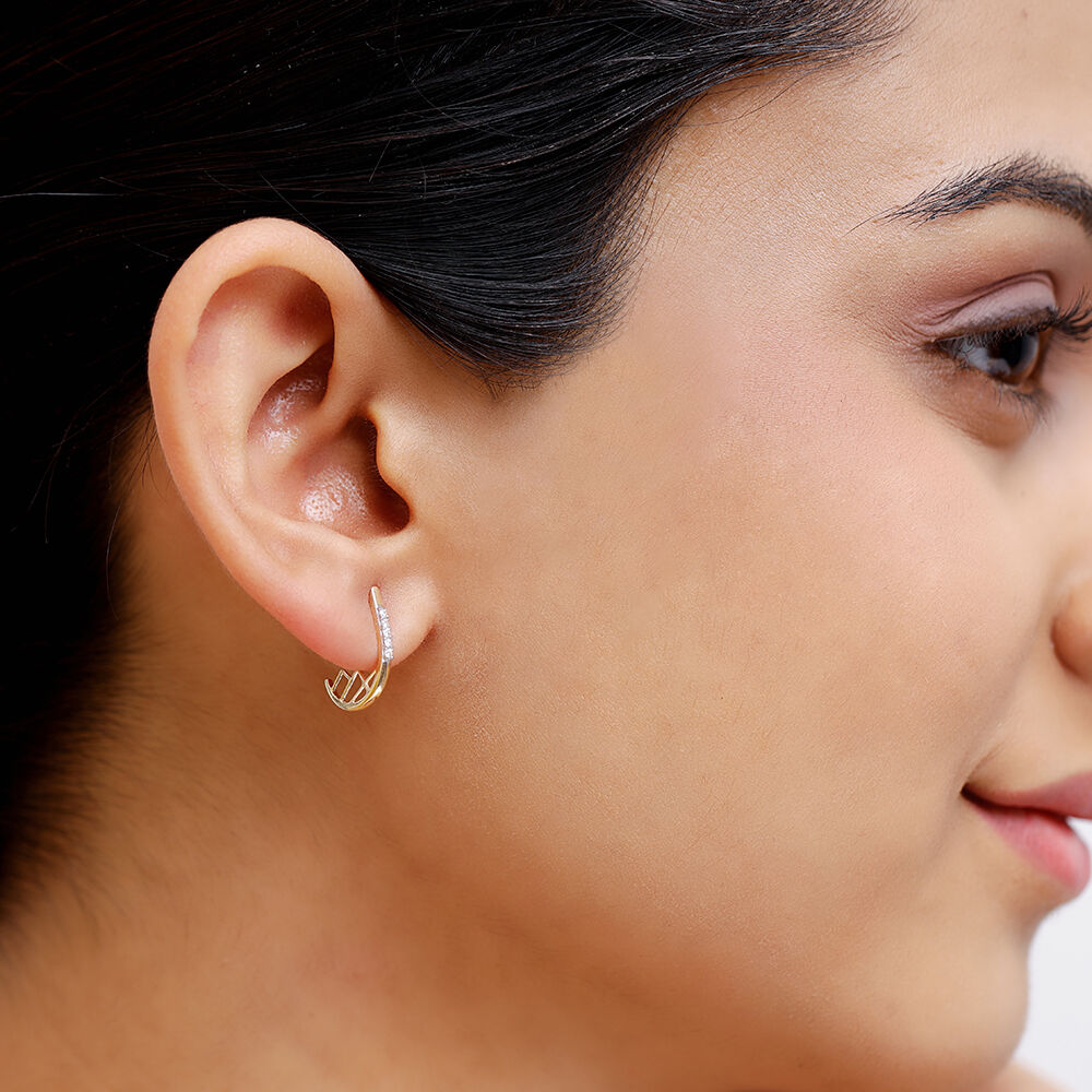 14 karat top earrings studs