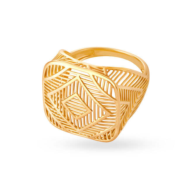 Hypnotic Gold Ring,,hi-res view 2