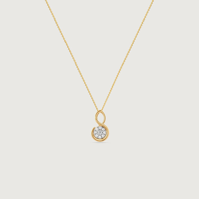 Graceful Infinity Diamond Pendant,,hi-res image number null