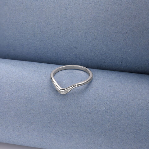 Soft Curve Silver Ring