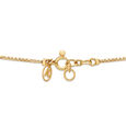 14KT Yellow Gold Sparkling Evil Eye Diamond Necklace,,hi-res view 5